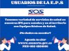 ¡Atención afiliados de S.O.S.!