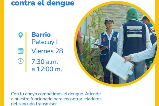 Jornada de prevención contra el dengue
