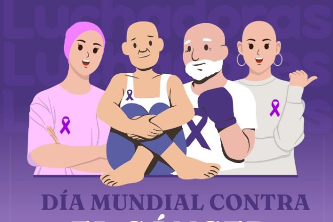 Día mundial contra el cáncer.