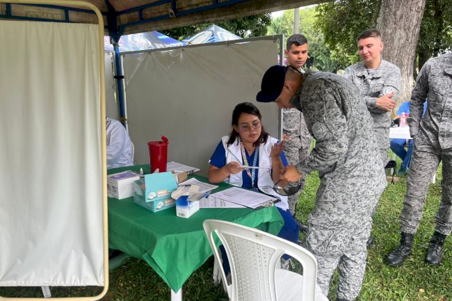 Jornada de salud en la Escuela Militar de Aviación Marco Fidel Suárez