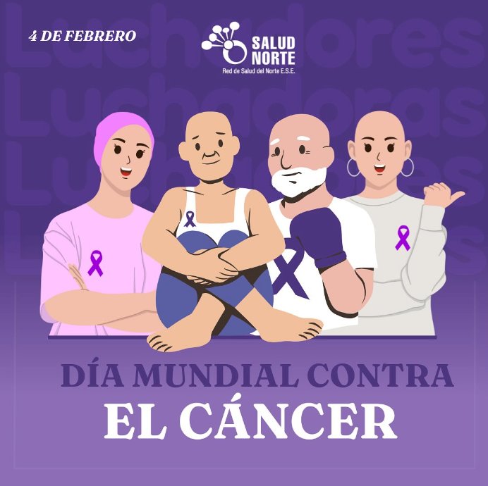 Día mundial contra el cáncer.