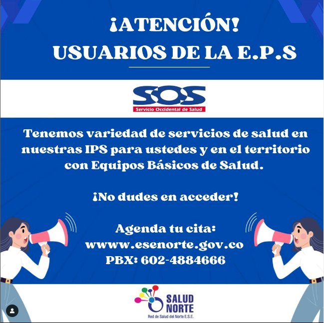 ¡Atención afiliados de S.O.S.!